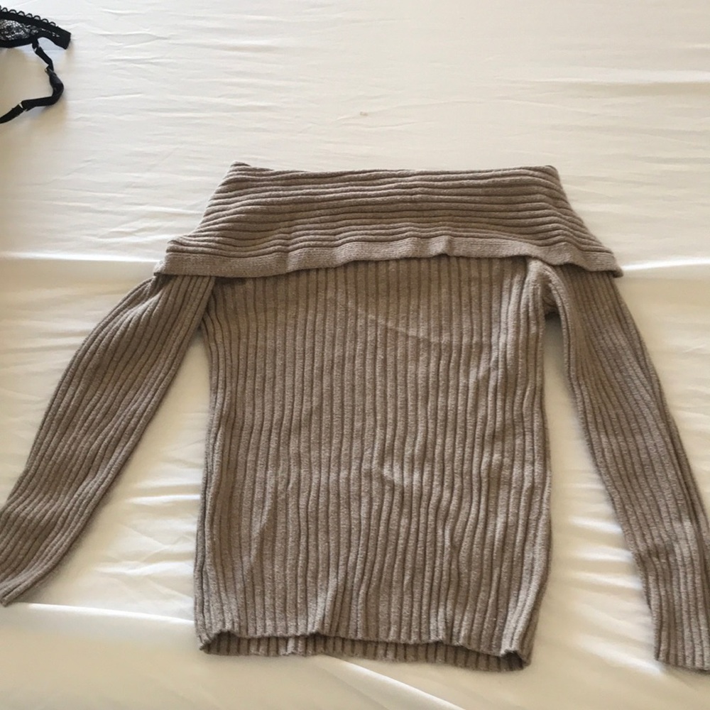Tan sweater from The Limited, petite M